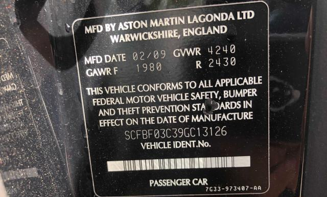 Aston-martin V8 vantage 2009