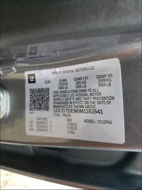 Chevrolet Colorado z 2021