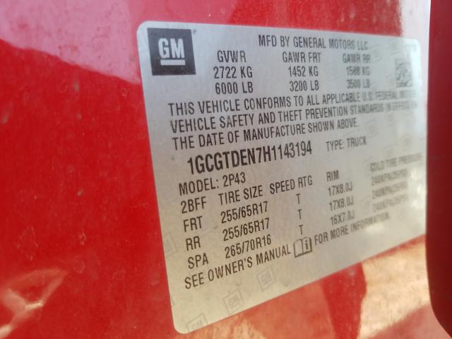 Chevrolet Colorado z 2017