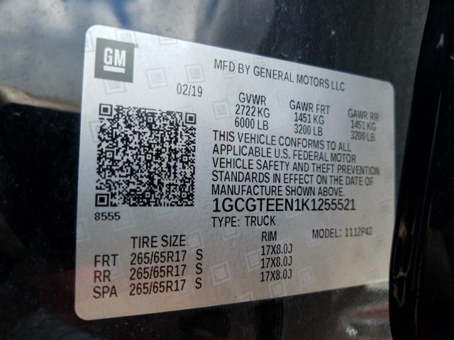Chevrolet Colorado z 2019