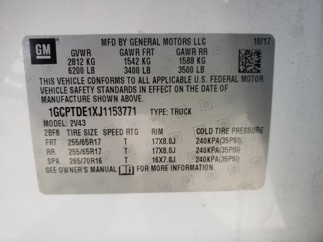 Chevrolet Colorado z 2018