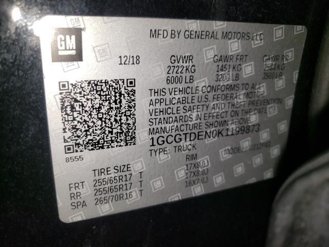 Chevrolet Colorado z 2019