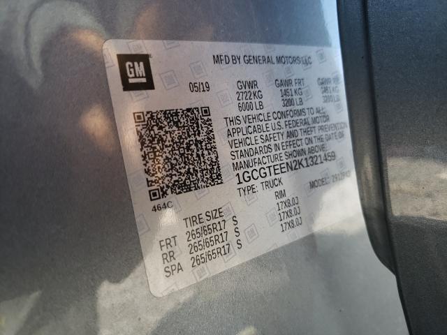 Chevrolet Colorado z 2019