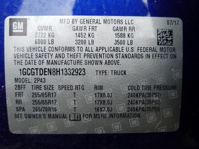 Chevrolet Colorado z 2017