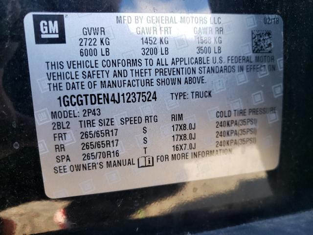 Chevrolet Colorado z 2018