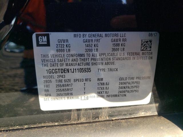 Chevrolet Colorado z 2018