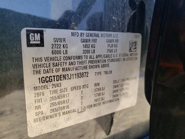 Chevrolet Colorado z 2018