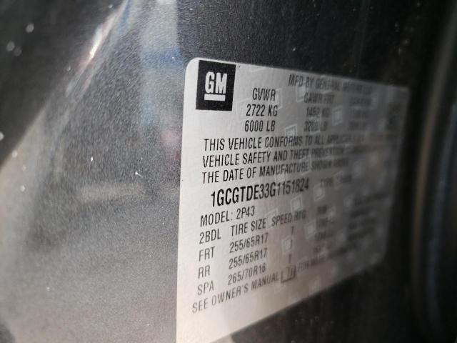 Chevrolet Colorado z 2016