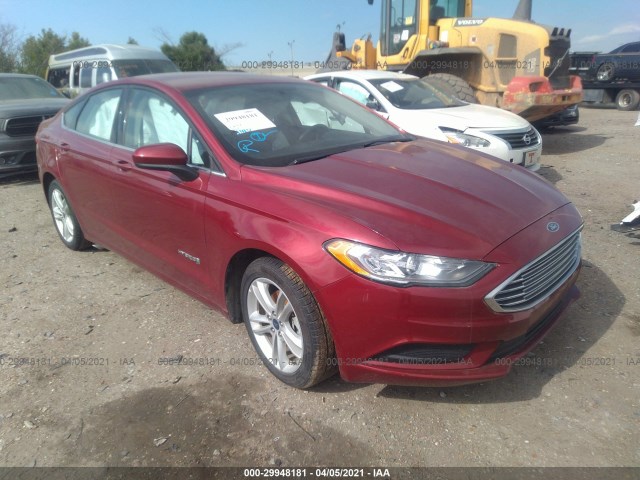 Ford Fusion hybrid (2018)