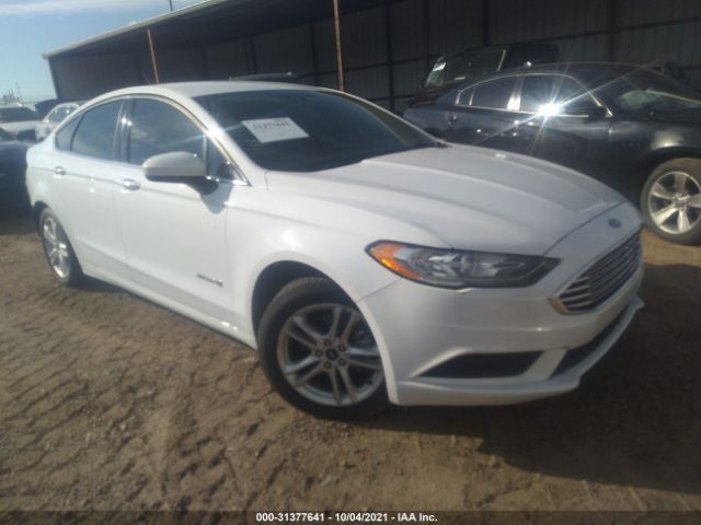 Ford Fusion hybrid (2018)