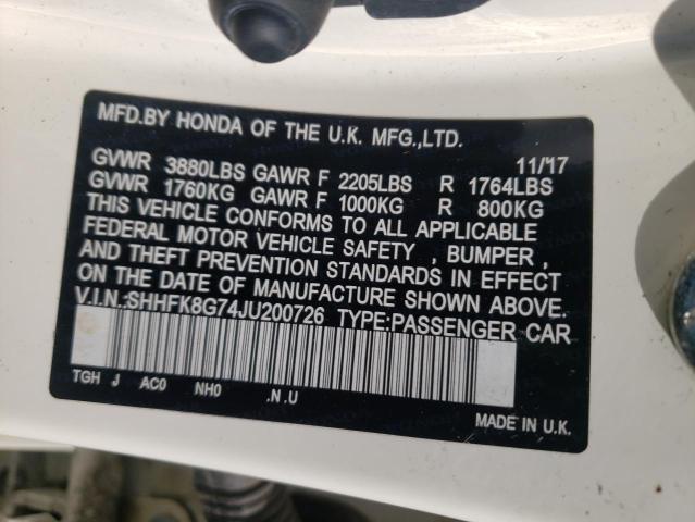 Honda Civic type 2018