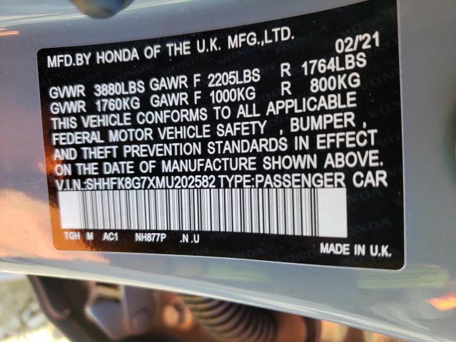Honda Civic type 2021