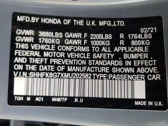Honda Civic type 2021