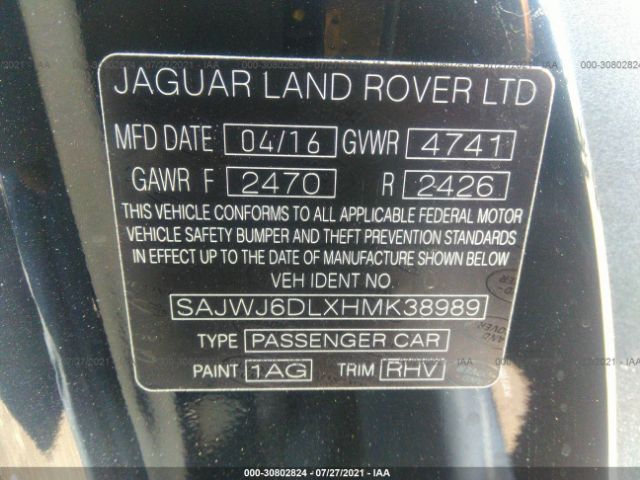Jaguar F-type 2016