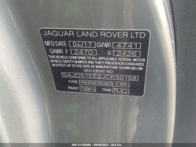 Jaguar F-type 2018
