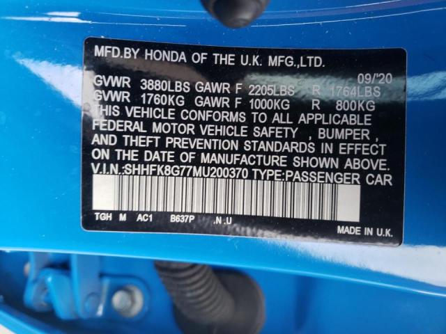 Honda Civic type 2021