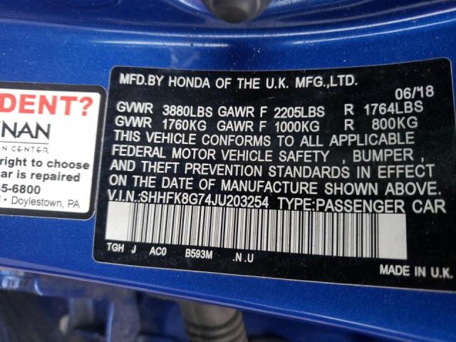 Honda Civic type 2018