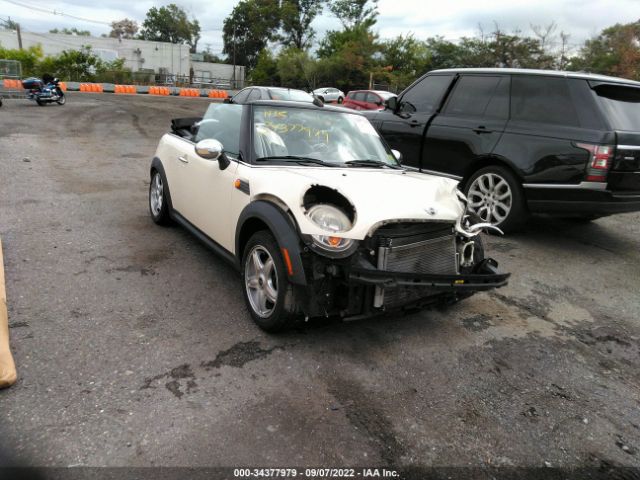 Mini Cooper convertible (2010)