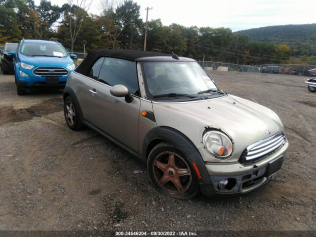 Mini Cooper convertible (2010)