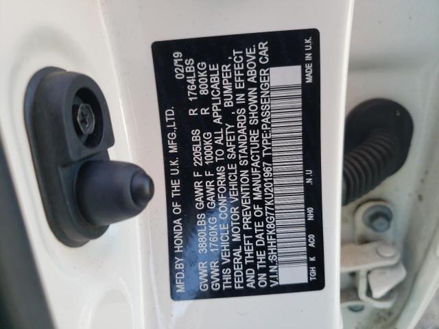 Honda Civic type 2019