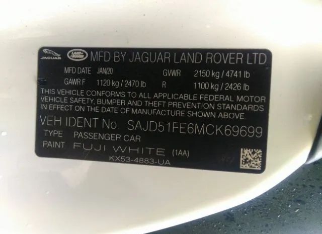 Jaguar F-type 2021