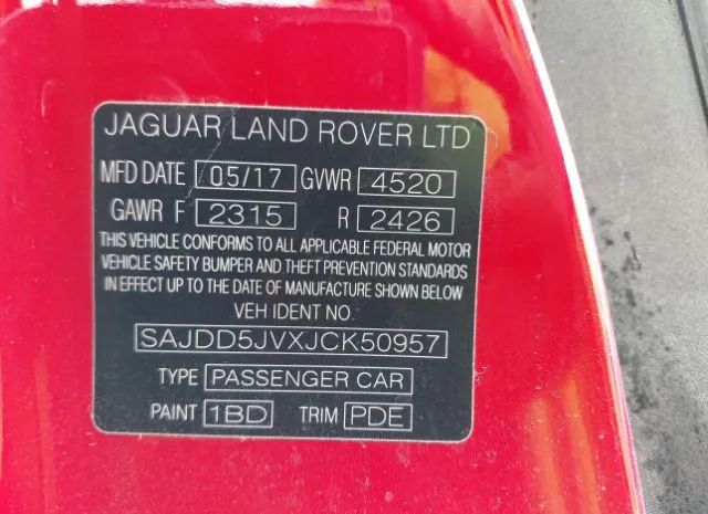 Jaguar F-type 2018